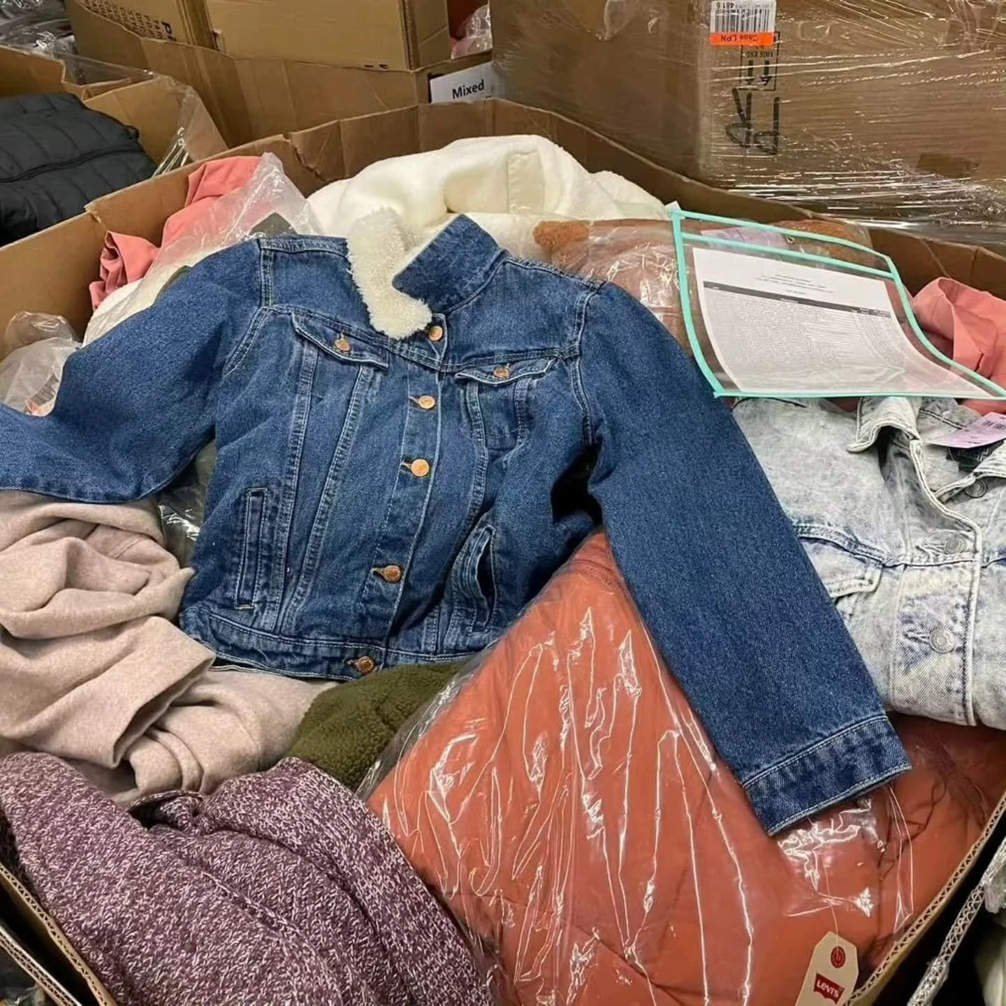 Manifested Pallets of Jackets, Coats, Sweaters and More! - Image 4