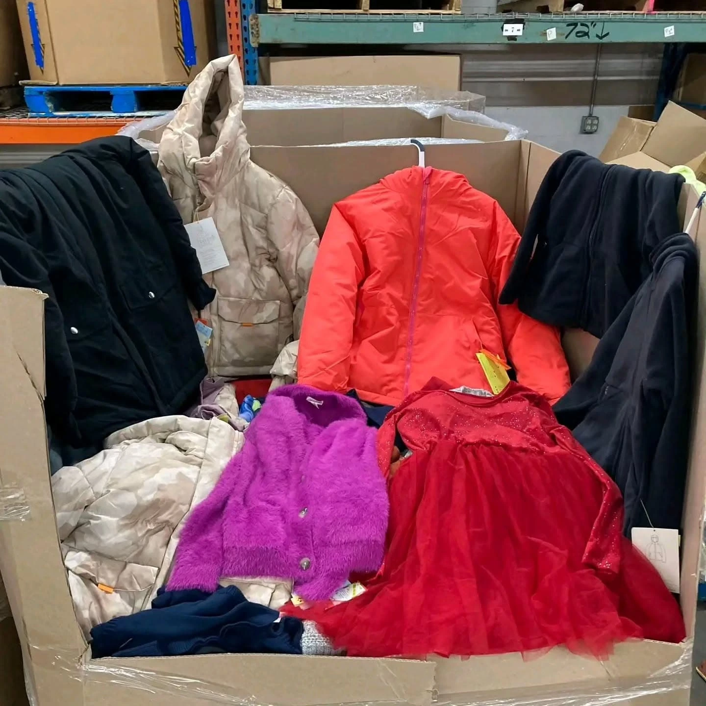 Manifested Pallets of Jackets, Coats, Sweaters and More! - Image 3