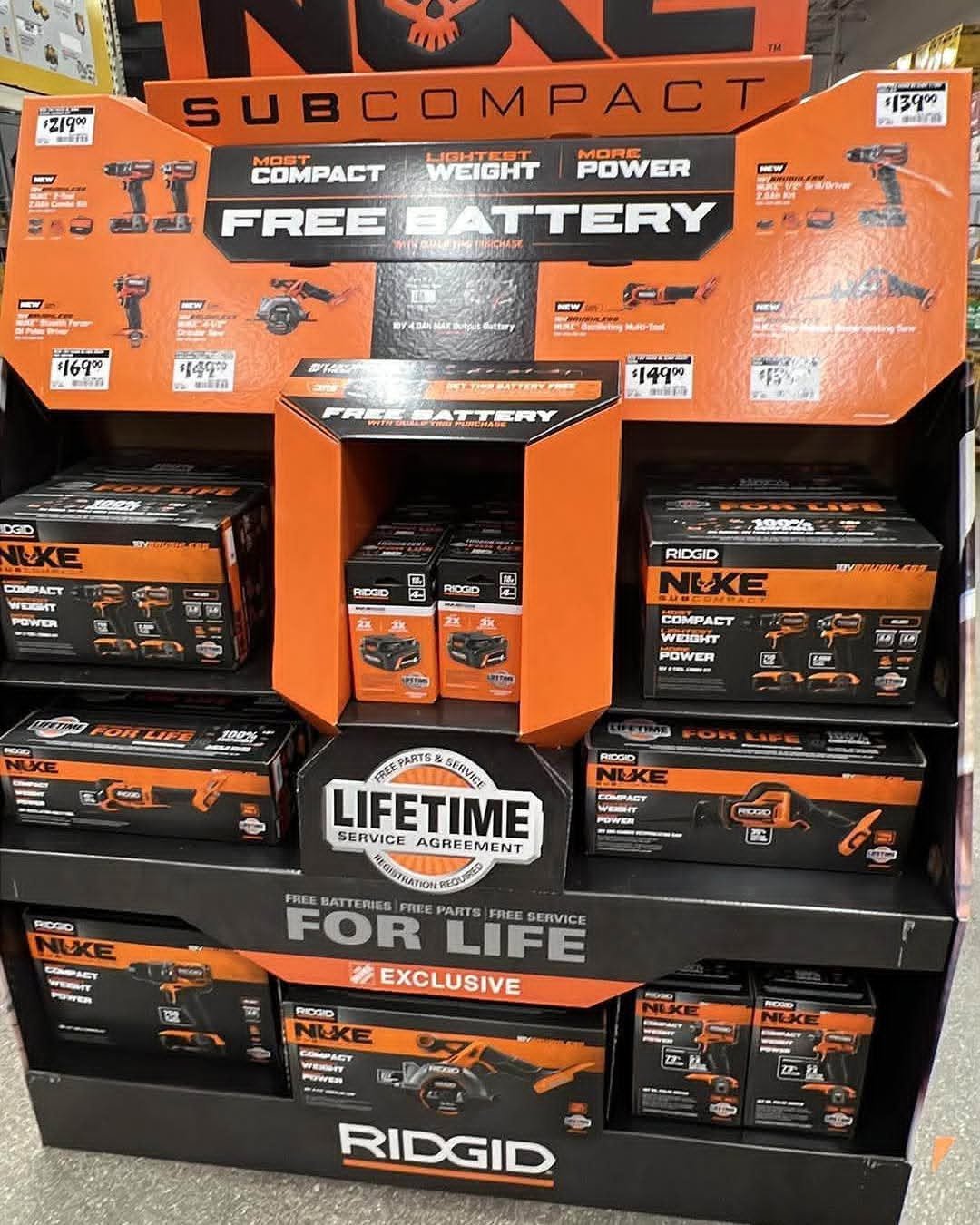 Ridgid Tools pallets liquidation