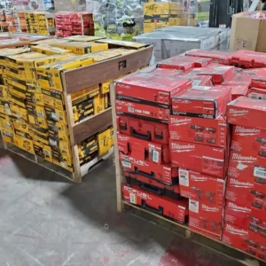Milwaukee and Dewalt mixed tools pallets liquidation